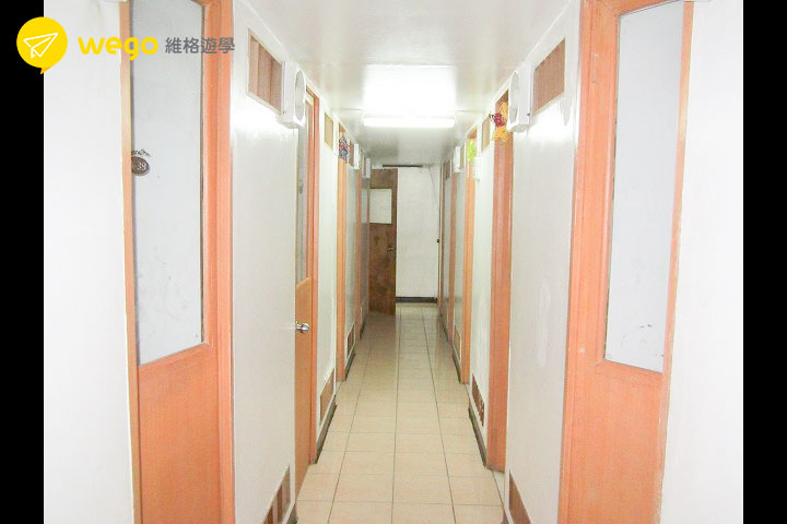 菲律賓遊學 宿霧bayside語言學校RPC校區 1對1教室外走廊