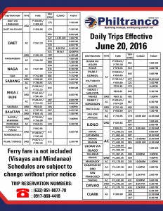 philtranco timetable