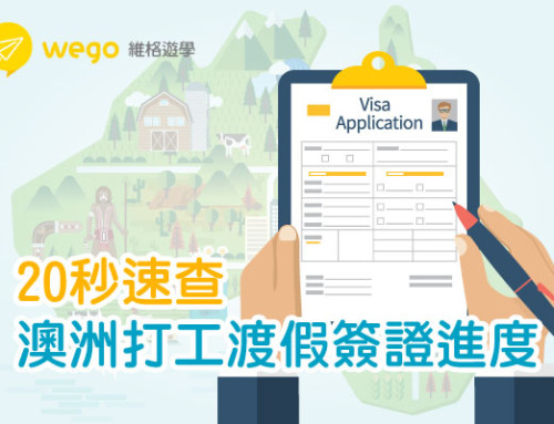【澳洲簽證相關】20秒速查澳洲打工渡假簽證進度！