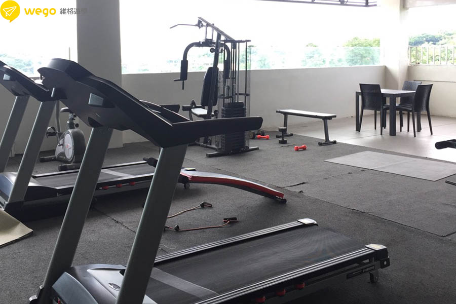 -宿霧cella二個校區-Wego維格遊學Amy前來宿霧介紹cella2校區頂樓健身房