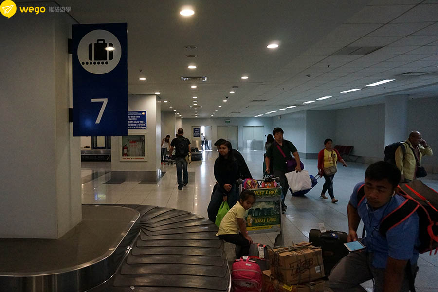 -馬尼拉機場碧瑤BESA聯合接機-碧瑤遊學馬尼拉接機-抵達過了海關提領行李