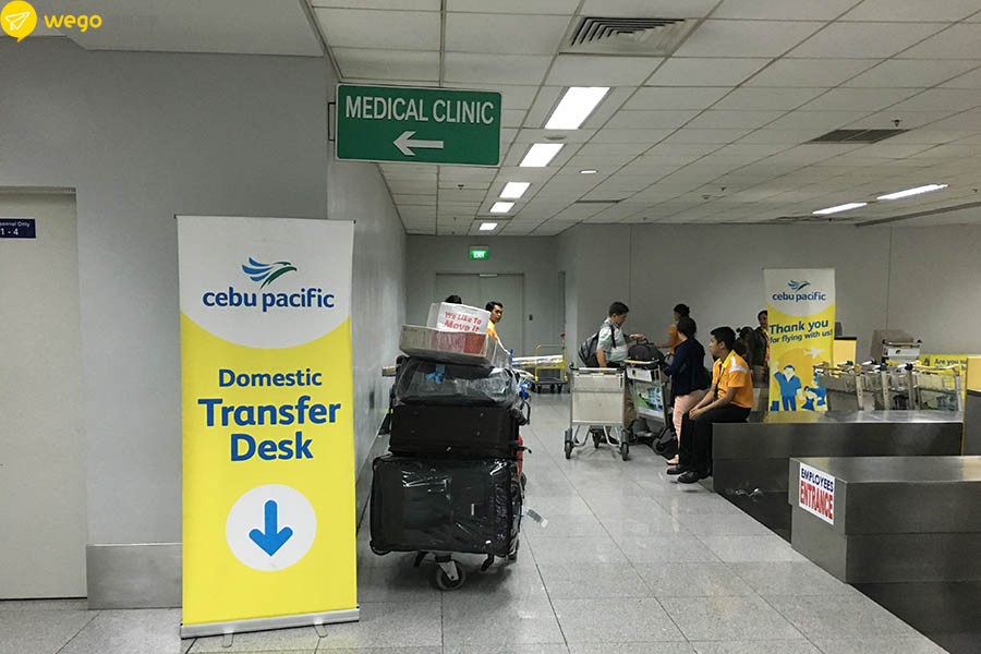 -馬尼拉機場碧瑤BESA聯合接機-碧瑤遊學馬尼拉接機-如果要轉機可以在這裡直接check in 放行李