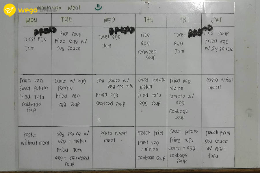 提提供素食菲律賓語言學校-素食菜單