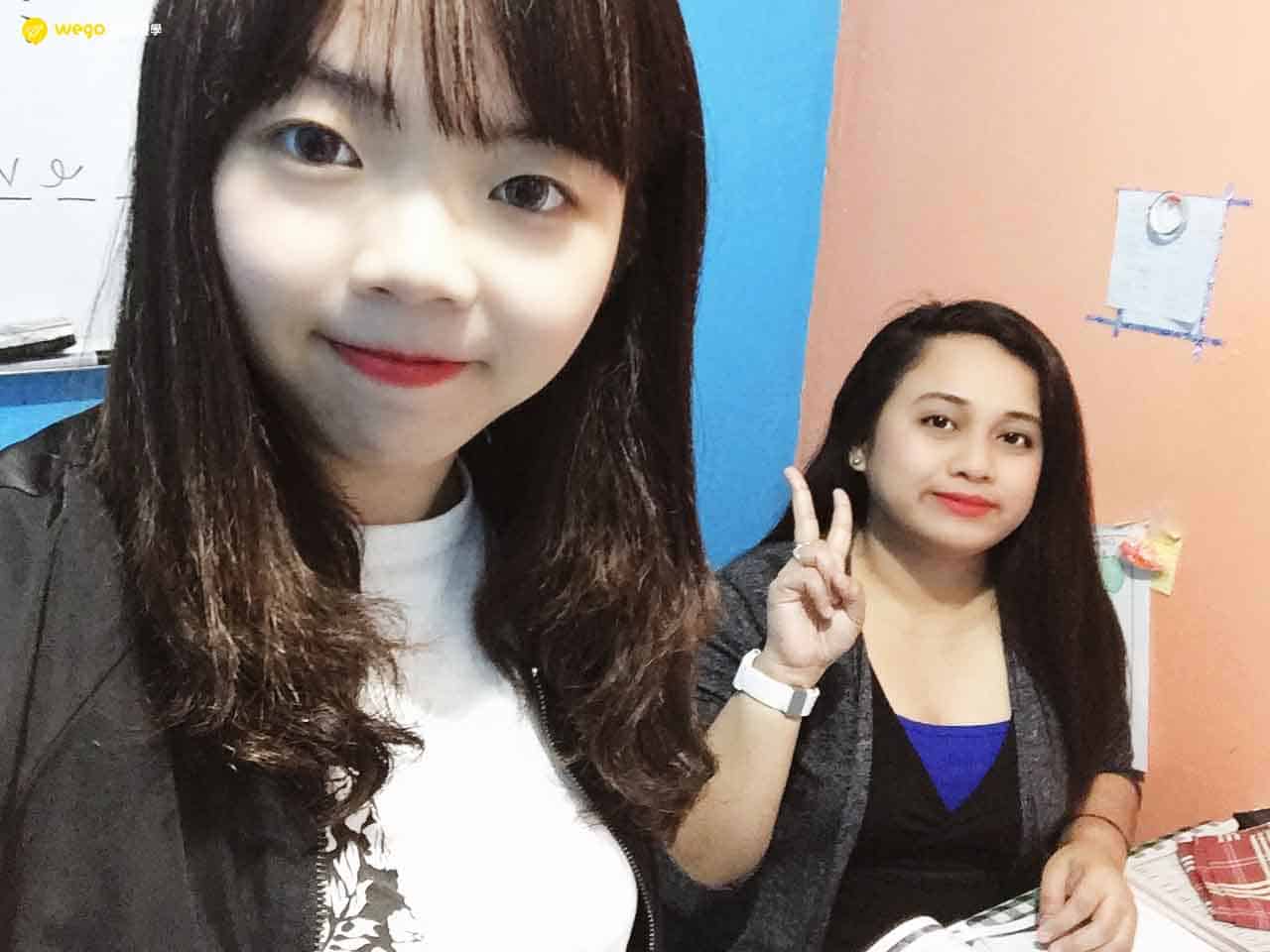 -菲律賓ELSA學習-跟我最喜歡的老師合照