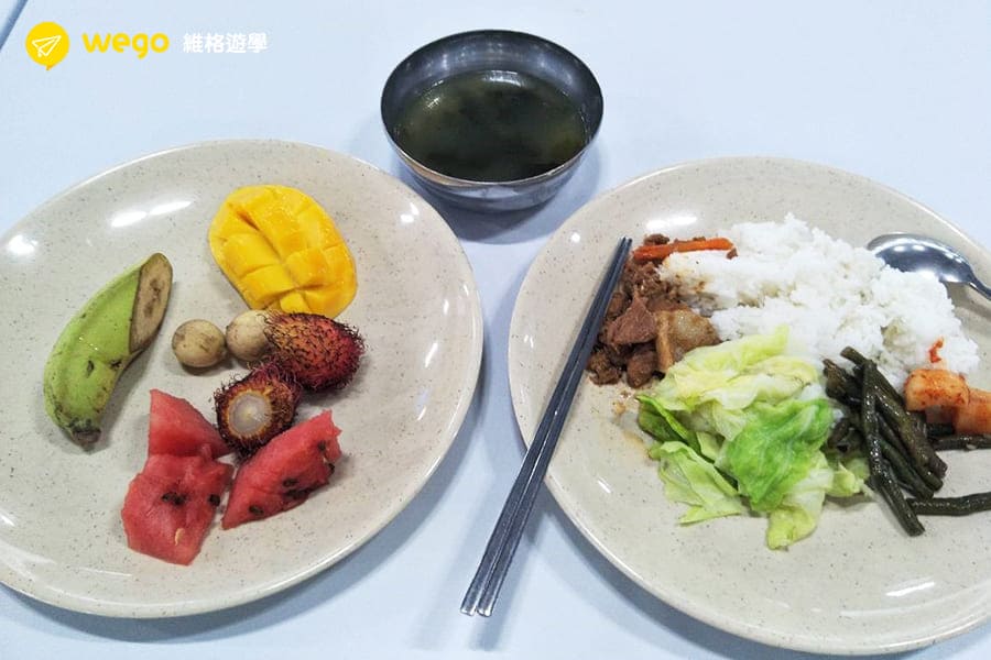 IMS語言學校-6週多益學習分享-學校伙食