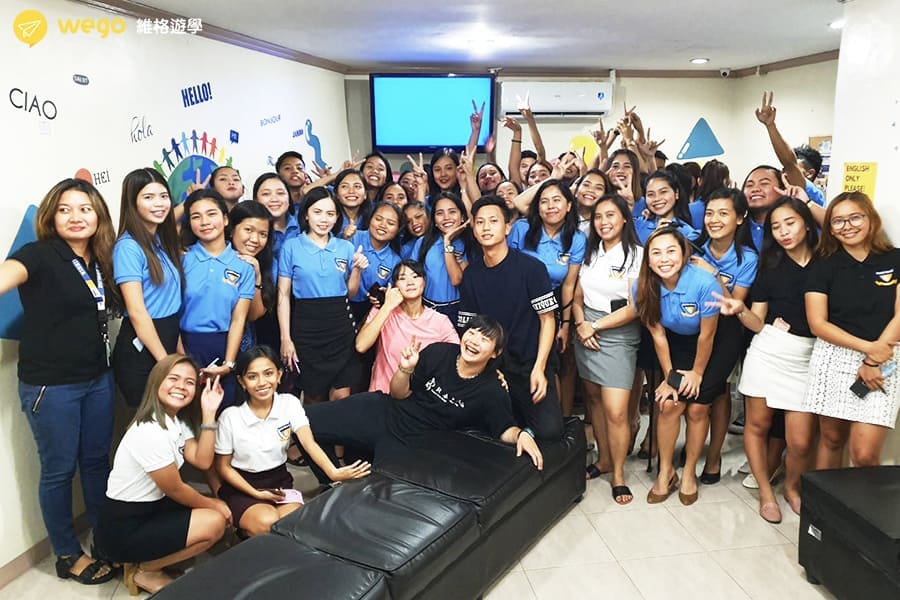 winning菲律賓語言學校-謝宛芸-學校教師團體照