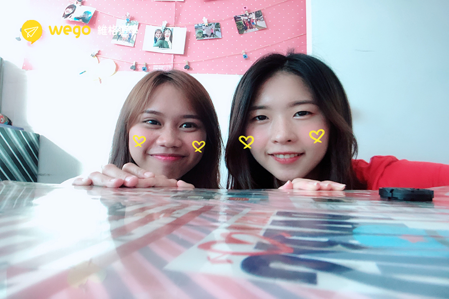 與老師們的合照