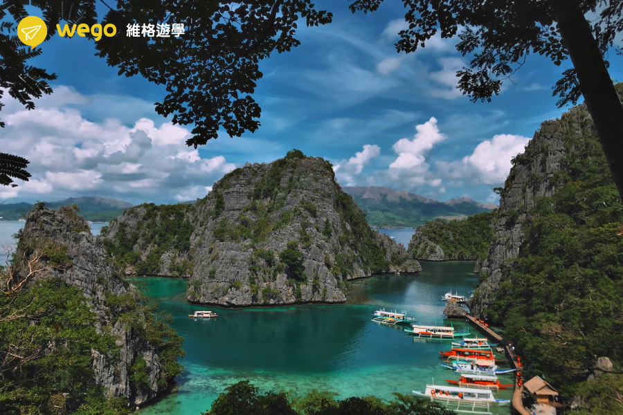 巴拉望的潟湖美景