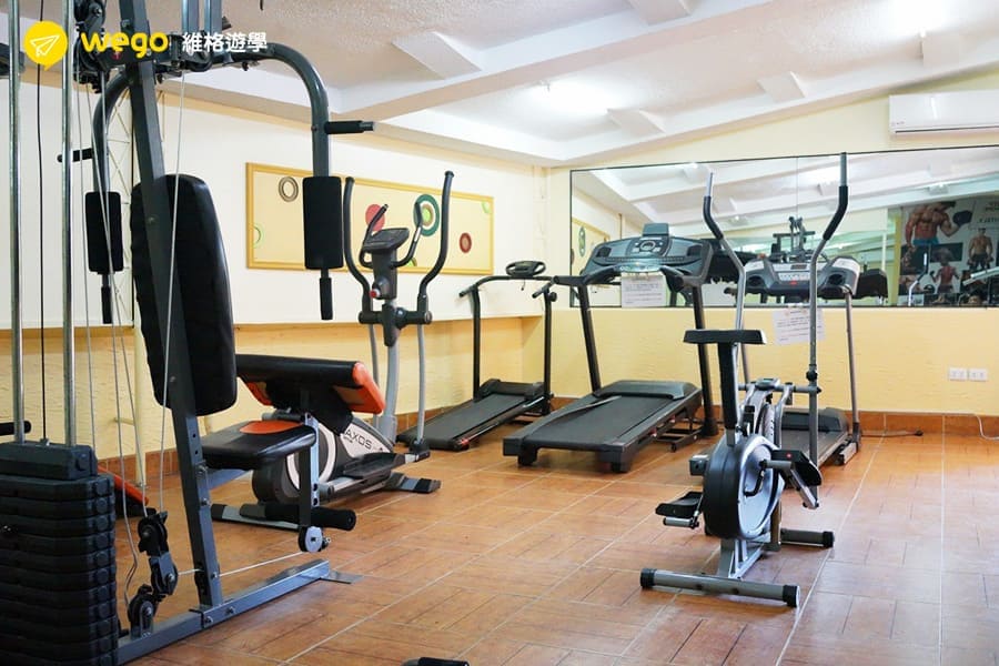 推薦10大網美最愛的菲律賓語言學校-GENIUS語言學校-健身房