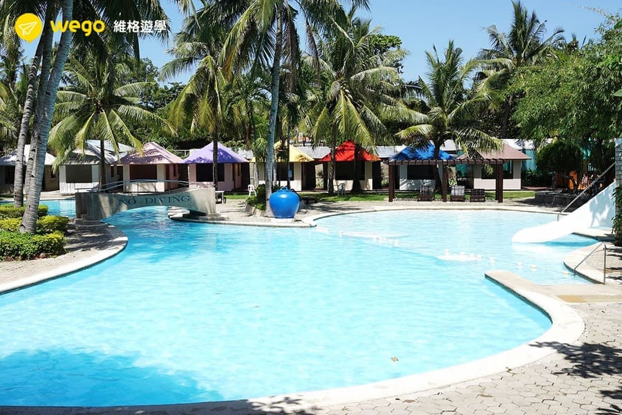 推薦10大網美最愛的菲律賓語言學校-GENIUS語言學校-飯店泳池