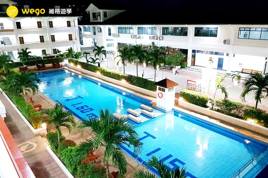 推薦10大網美最愛的菲律賓語言學校-cpi語言學校-游泳池