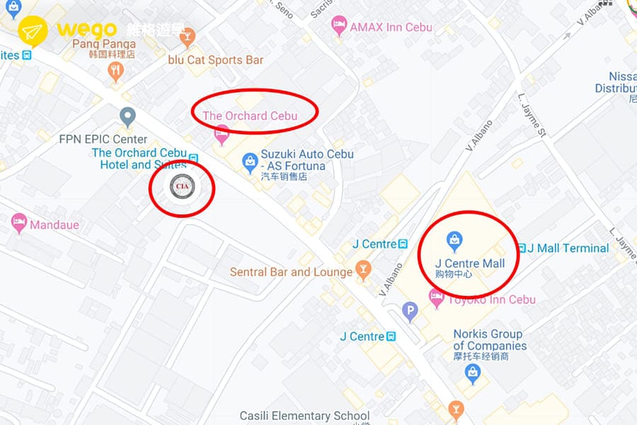 菲律賓CIA語言學校-學校地理位置