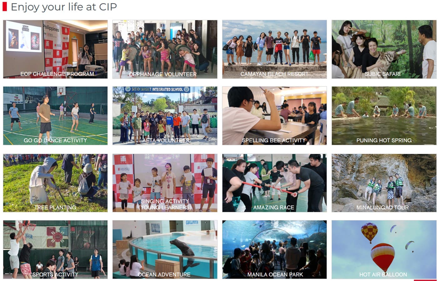 菲律賓CIP語言學校-選校活動