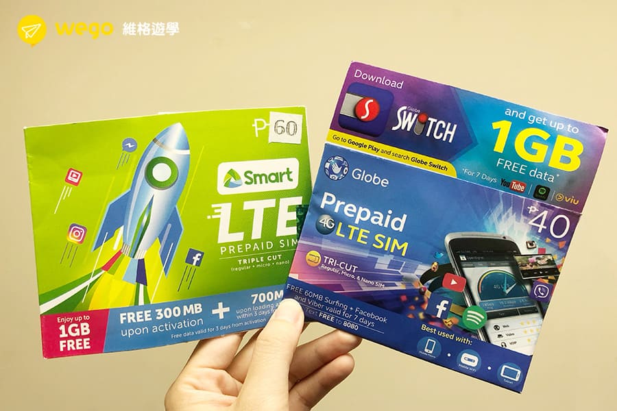 菲律賓旅遊-globe+smart電信