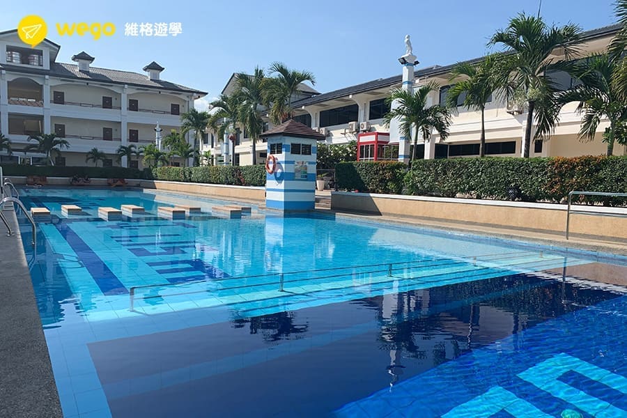 菲律賓暑假遊學-語言學校挑選3大重點攻略-cpi泳池